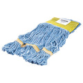 Looped-End Wet Mop, Blue, PK12, 369442B14