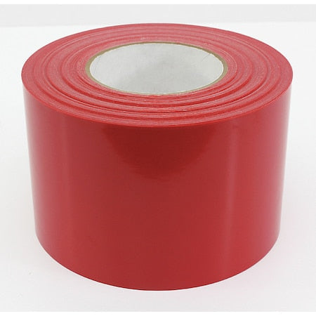 Floor Marking Tape HP, 4"x100', Red