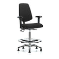 Ergonomic Chair, Adjustable Arms, 26-1/4" to 36" Height, Black
