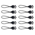 Loop Connector, Black, Universal, PK10