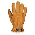Leather Gloves, Safety Cuff, Keystone Thumb, Full Finger, 1 PR