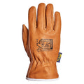 Multipurpose Leather Glove, Goatskin, 10" Length, Tan, Size L (9)