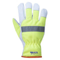 Hi-Viz Cut-Resistant Drivers, Hi-Viz Green, XL, 1 PR
