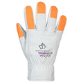 Leather Cut-Resistant Gloves, Cut Level A6 , Nitrile , L 1 PR