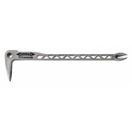 8 oz. 12" Titanium Clawbar Nail Puller w/Dimpler