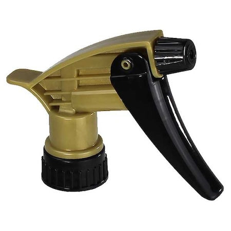 Trigger Sprayer, 24 oz-32 oz Container Capacity, Mist/Stream, Black/Gold