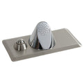 Metering Ligature Resistant Bathroom Faucet, 2" Mount, Chrome 2 Hole