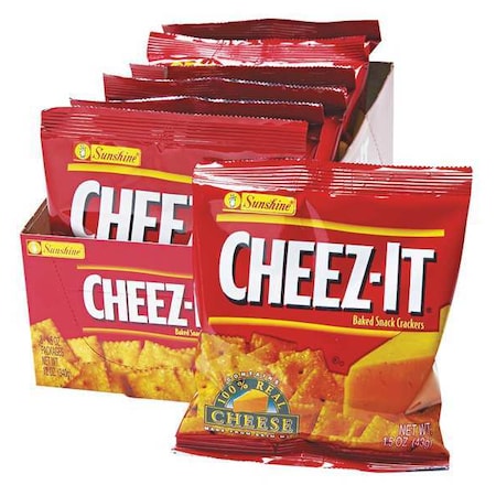 Cheez-It(R) Crackers, Cheese, 1.5 oz., PK8