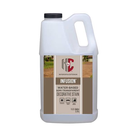 1 gal Floor Stain, Satin Finish, Cocoa Bean, Water Base