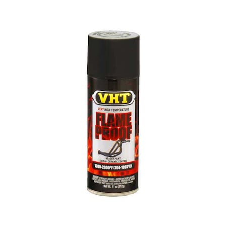 Flameproof Coating, Black, Flat