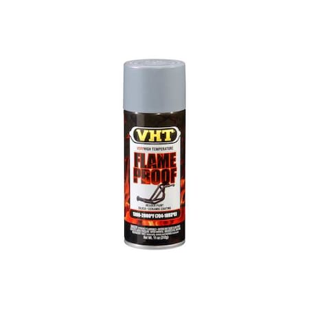 Flameproof Coating, Gray, Flat