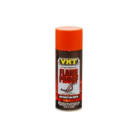 Flameproof Coating, Orange, Flat