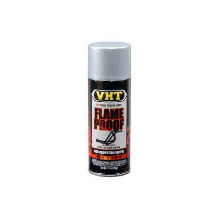 Flameproof Coating, Silver, Flat
