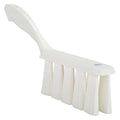 1 1/2 in W Bench Brush, Soft, 7 in L Handle, 6 1/2 in L Brush, White, Plastic, 13 in L Overall