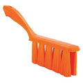 1 1/2 in W Bench Brush, Soft, 7 in L Handle, 6 1/2 in L Brush, Orange, Plastic, 13 in L Overall
