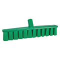 15 1/4 in Sweep Face Broom Head, Soft, Synthetic, Green