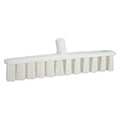 15 1/4 in Sweep Face Broom Head, Medium, Synthetic, White