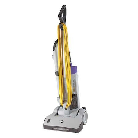 Upright Vacuum Cleaner, Gray, 18 lb