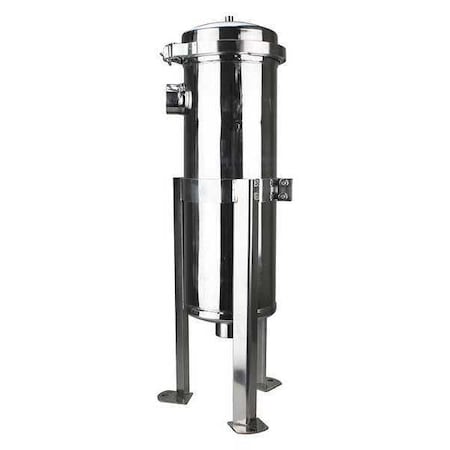 Bag Housing, 8 -5/8 In., 2 In NPT, 90 gpm