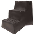 Box Step, 3 Steps, 500 lb Load Capacity, 29 1/2 in Overall Height, Plastic, Black
