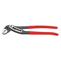 12 in V-Jaw Water Pump Plier Serrated, Plastic Grip