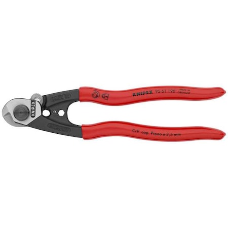 Wire Rope Cutter, Center Cut, 7 1/2 in