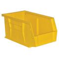 Hang & Stack Storage Bin, Copolymer Polypropylene, Yellow, 5 in H, 5-1/2 in W, 11-3/8 in L