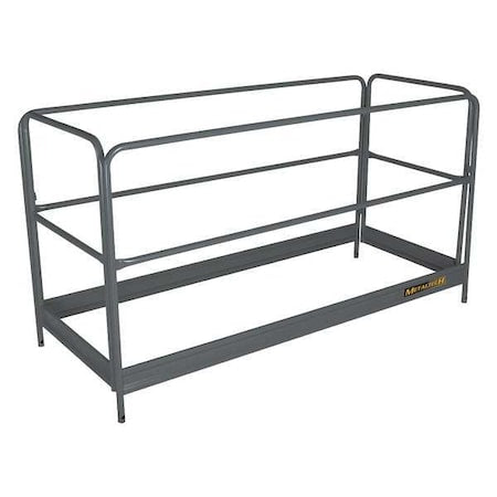 Guardrail Scaffold, Steel, 1,500 lb Load Capacity
