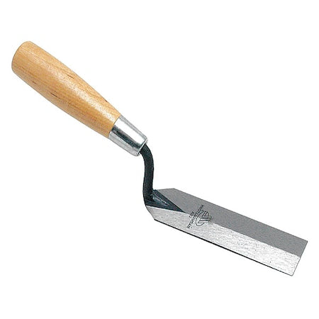 Margin Trowel, 10-3/8in.L, Wood Handle