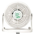 3-1/2" Blade Dia Table & Floor Fan, Non-Oscillating, 1 Speeds, 5VDC, White