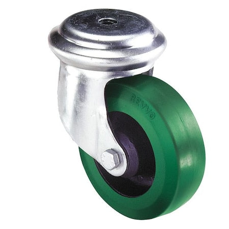 Kingpin Swivl Castr, Rubber, 5 in., 440 lb.