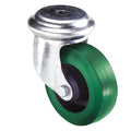 Kngpn Swivel Caster, Rubber, 4 in., 396 lb.