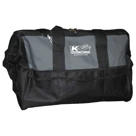 Tool Bag, Black, Gray, Nylon, 12 Pockets