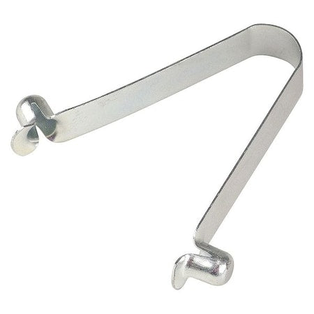 3 1/4 in Clip, Silver, Steel