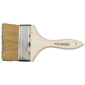 4" Chip Soft, Hog Hair Bristle, Paint Brush, Wood Handle
