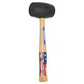 Hammer Solid Mallet, Rubber, 20 oz., 13in.