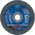 6" x 7/8" A.H. POLIFAN Flap Disc - Z SGP CURVE STEELOX, Zirconia, 40 Grit, Large Radius
