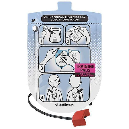 Pediatric Electrode Pads, 12 In. L, PR