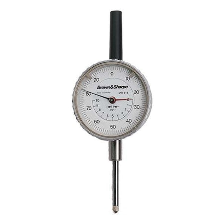 Dial Indicator, 0 to 1 In, 0-100