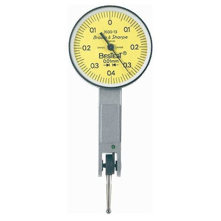 Dial Test Indicator, Vert, 0 to 0.2mm