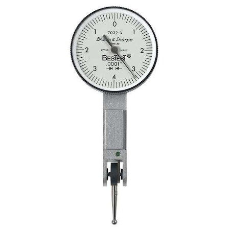 Dial Test Indicator, Vert, 0 to 0.008 In