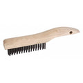 5/8 in W Scratch Brush, 5 in L Handle, 1 3/16 in L Brush, Hardwood, 10 in L Overall