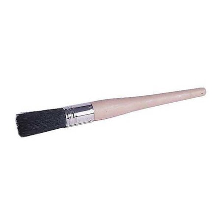#4 Oval Sash Soft, Ox Hair Bristle, Paint Brush, Foam Handle