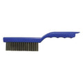 Hand Wire Scratch Brush .012 SS Fill 4x16 Rows Plastic Block