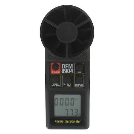 Integral vane thermo-anemometer.