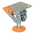 Floor Lck, Top Plate, 6-1/2 in H, 6 in Cstr
