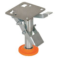 Floor Lck, Top Plate, 4-3/4 in H, 4 in Cstr