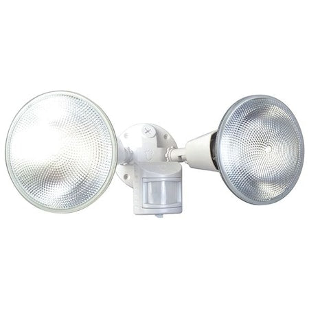 Motion Light, 110 Degree, 60 ft., Wht, 9in L