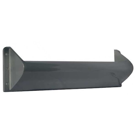Ligature Resistant Ligature Resistant Grab Bar, 18"" L, Aluminum, Clear Powder Coated
