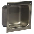 Wall Mount Ligature Resistant Soap Dish, 304 Stainless steel, Satin